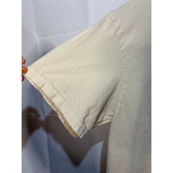 Comfort Colors Down Bad Crying at the Gym Taylor Swift Short Sleeve Cream Tee L - Picture 5 of 7